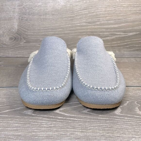 NWT Rothy’s “The Scuff” Arctic Blue Wool Blend Womens Sz 13 Slip On Mule Slipper - Picture 2 of 14